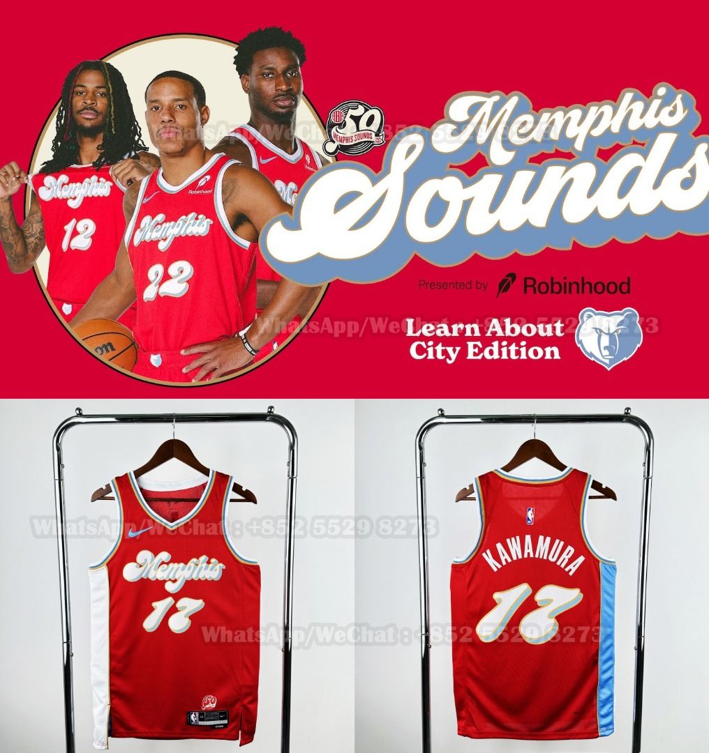 🈹河村勇輝available #MEM Memphis Grizzlies 24/25 City