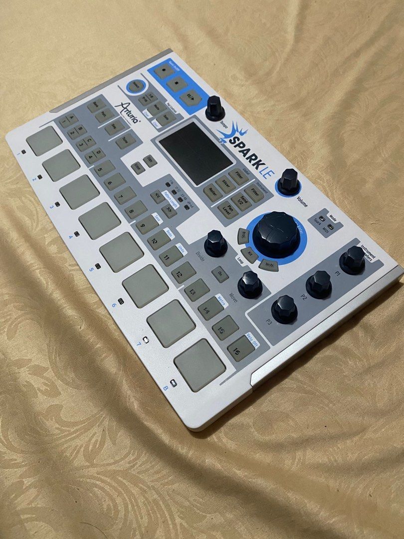Arturia SparkLE Drum Machine and Sequencer (Category: Musical Instruments) located in Antipolo. Submitted by antipolouniqueitems (Listing ID 1339924848, Image 2). Description: For sale Arturia SparkLE. 15500 in JB Store. Fair condition. Kaossilator not working. All other buttons and pads tested and working. Includes USB cable and soft case. User manual and other collaterals also included..