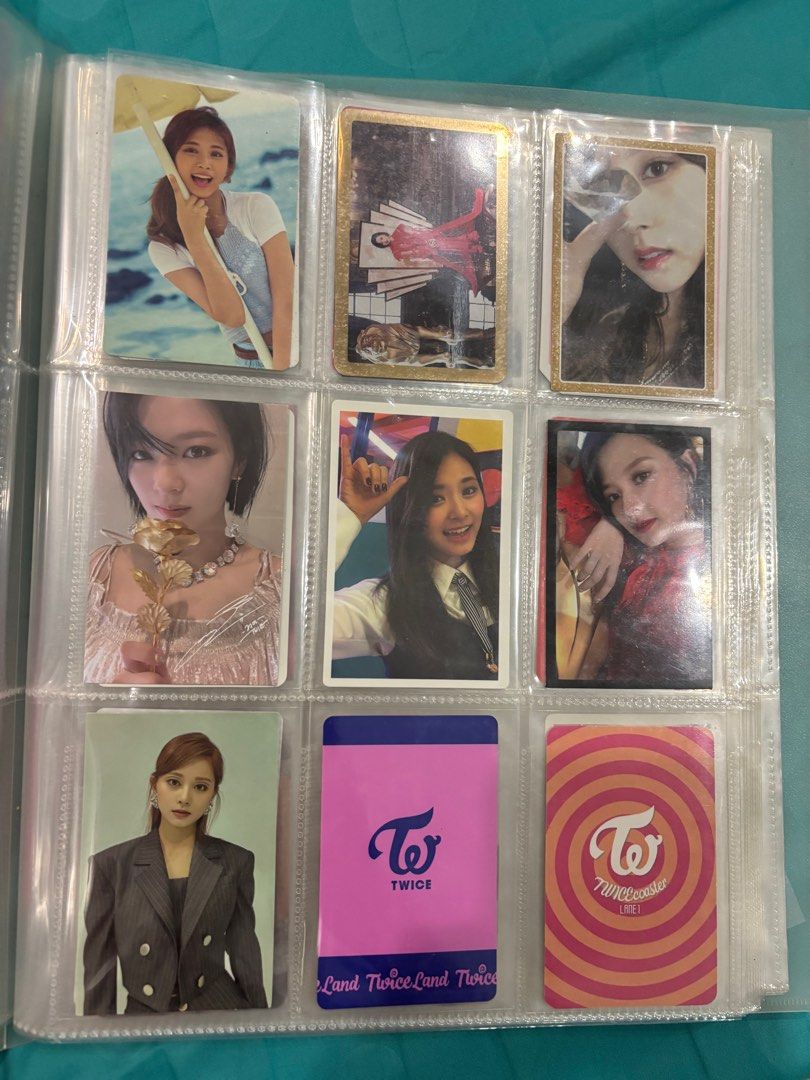 Assorted Twice Photocards (Category: K-Wave Merchandise) located in Puchong. Submitted by baaappo (Listing ID 1339891752, Image 1). Description: Different photocards from different albums and events Urgently selling them off so Quote Your Own Price Can nego price if buy more .