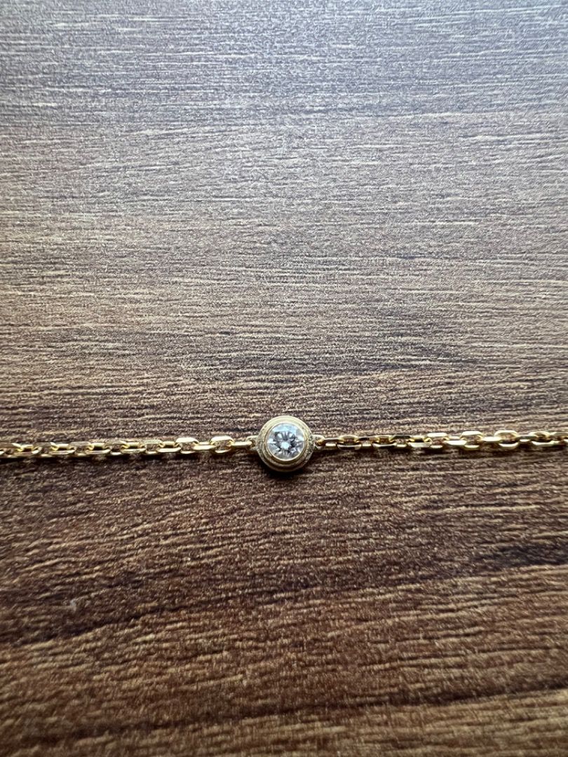 Cartier D Amour Diamants Legers Bracelet Small Yellow Gold YG Luxury Accessories on Carousell