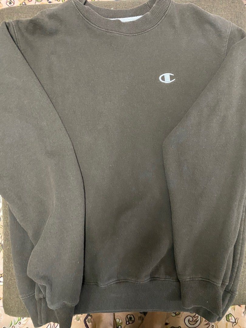 Champion sweater brown grey clearance