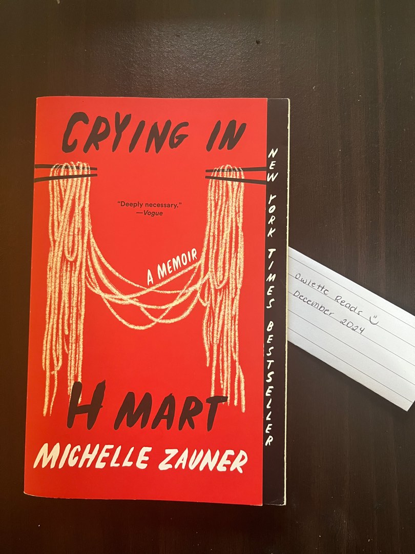 Crying In H Mart by Michelle Zauner, Hobbies & Toys, Books & Magazines ...