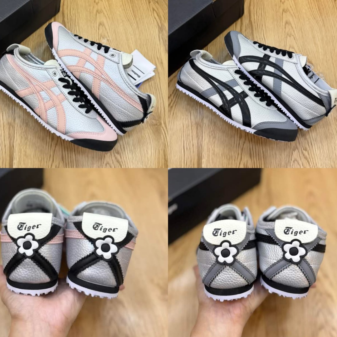 Dark night rose / Black sliver puppet Onitsuka Tiger Mexico66, Women's ...