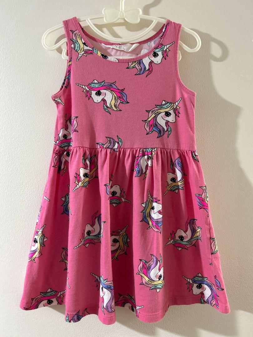 H M unicorn dress kids Babies Kids Babies Kids Fashion on Carousell