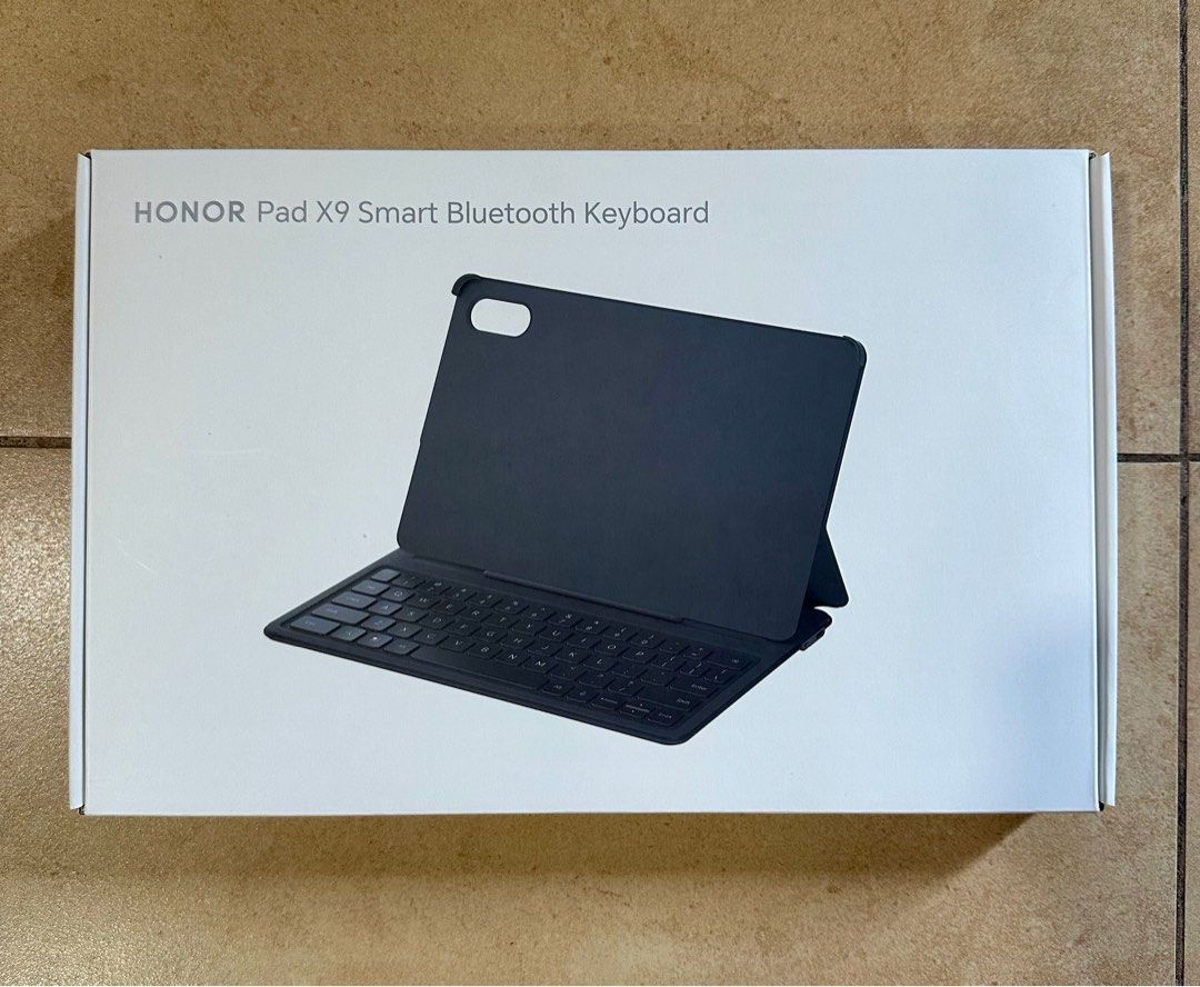 Honor Pad X9 Smart Bluetooth Keyboard (Category: Computer Keyboard) located in Cebu City. Submitted by mykell888 (Listing ID 1339760747, Image 1). Description: Honor Pad X9 smart bluettoth keyboard Brandnew sealed.