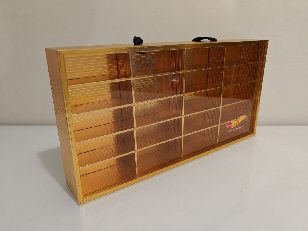 Hot Wheels 5x4 Display Case 50th Anniversary Gold