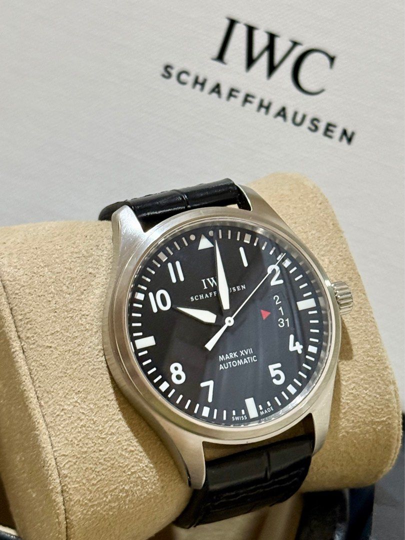 IWC Mark 17 41MM IW326501 (Category: Luxury Watches) located in Muntinlupa City. Submitted by bokpanda88 (Listing ID 1339815265, Image 2). Description: IWC Mark 17 41MM IW326501 9.8/10 Watch and Card Foreign AD 165,000 only! 09778462656.