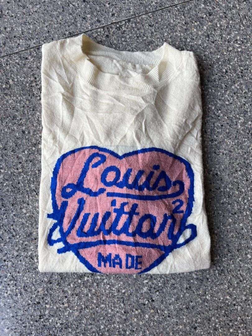 Louis Vuitton x Human Made "Knit" (Category: Shirts) located in Bacolod City. Submitted by novymae23 (Listing ID 1339790919, Image 1). Description: Dam Pang Xmas Party Mo or Simbang gabi LV x Human Made "Knit" Dimes W18.5 L23 Excellent Condition .