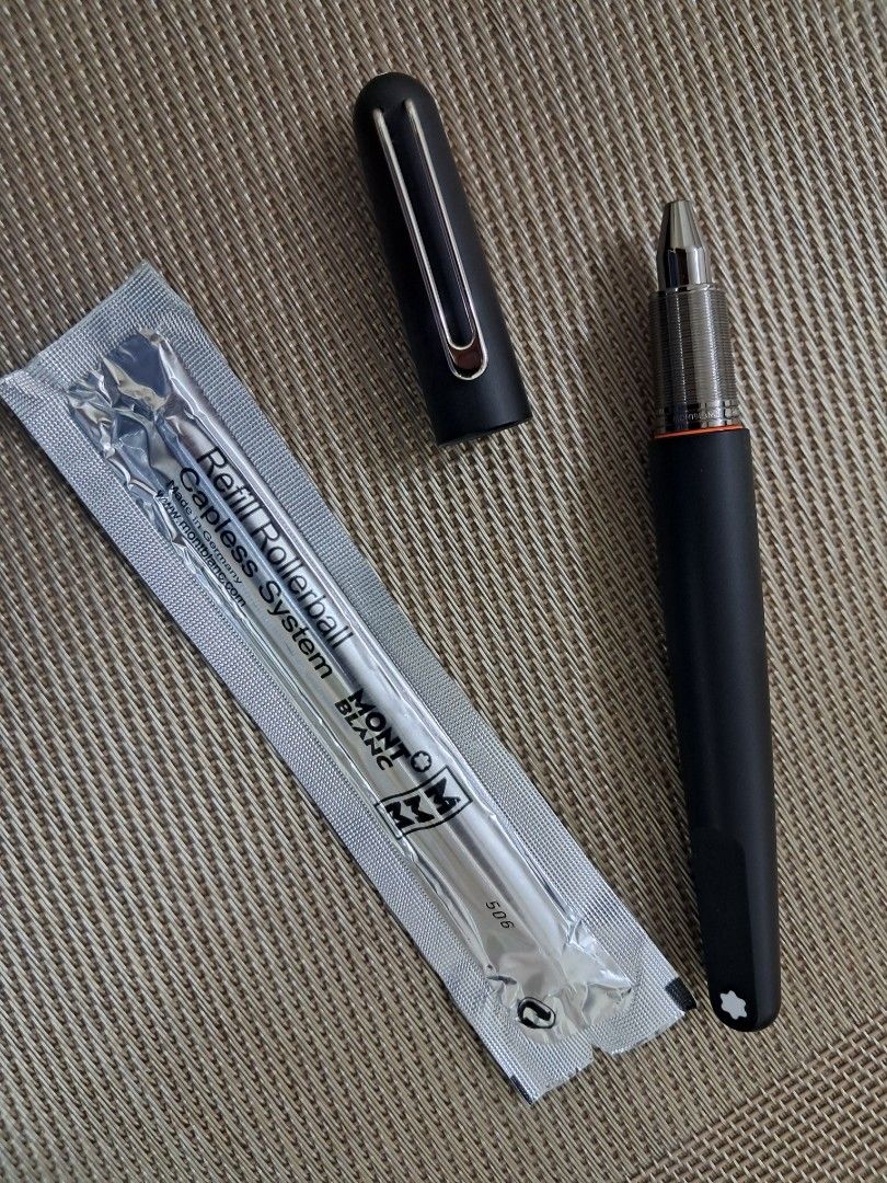Montblanc M Ultra Black Rollerball Luxury Accessories on Carousell