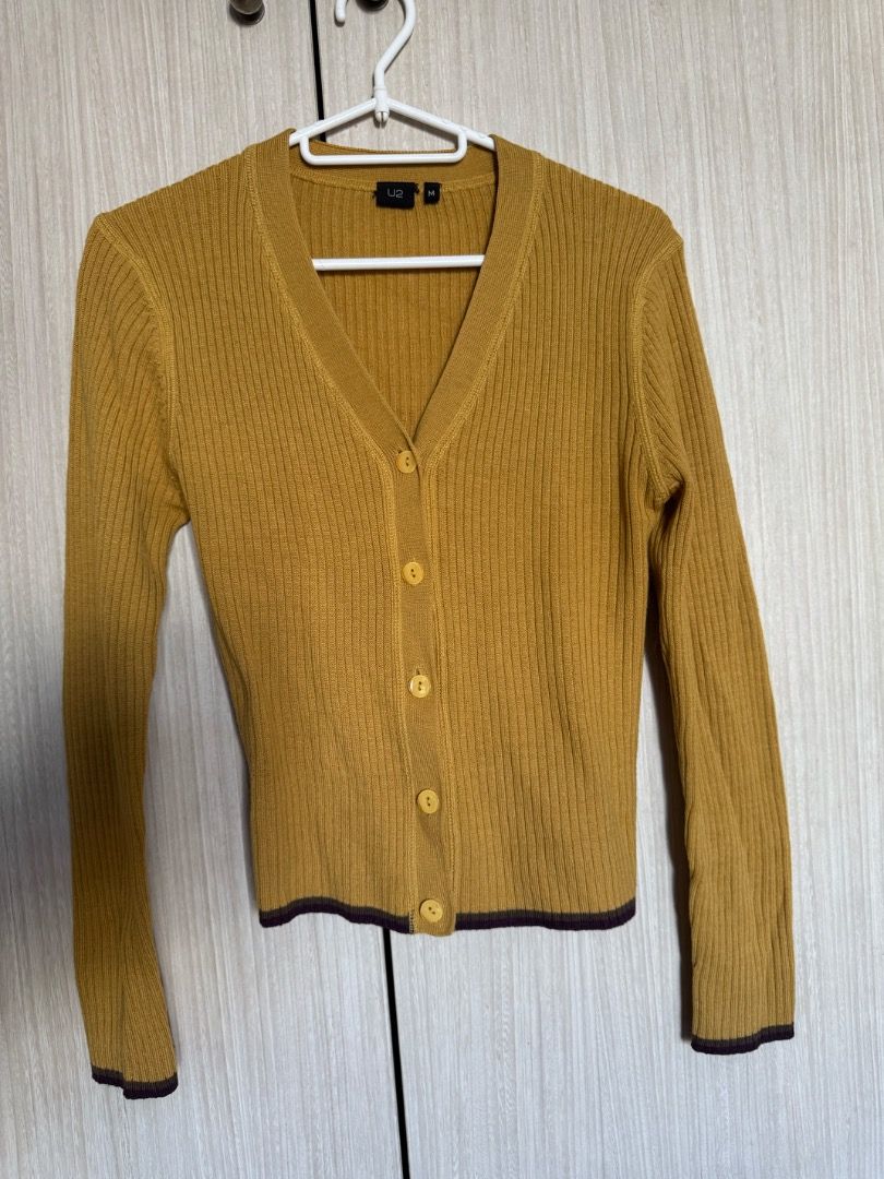Mustard Cardigan with belt (Category: Dresses) located in Las Pinas. Submitted by lkyms (Listing ID 1339769485, Image 1). Description: Fits Small to Medium.