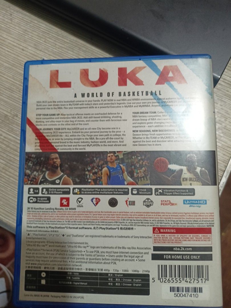 Nba 2k22 - PS5, Assasins Creed Unity - Ps4 (Category: PlayStation) located in Manila. Submitted by kylezsanto50523 (Listing ID 1339790944, Image 2). Description: Nba 2k22 ps5 and Assasins creed unity ps4 get for 800 bundle 500 each.