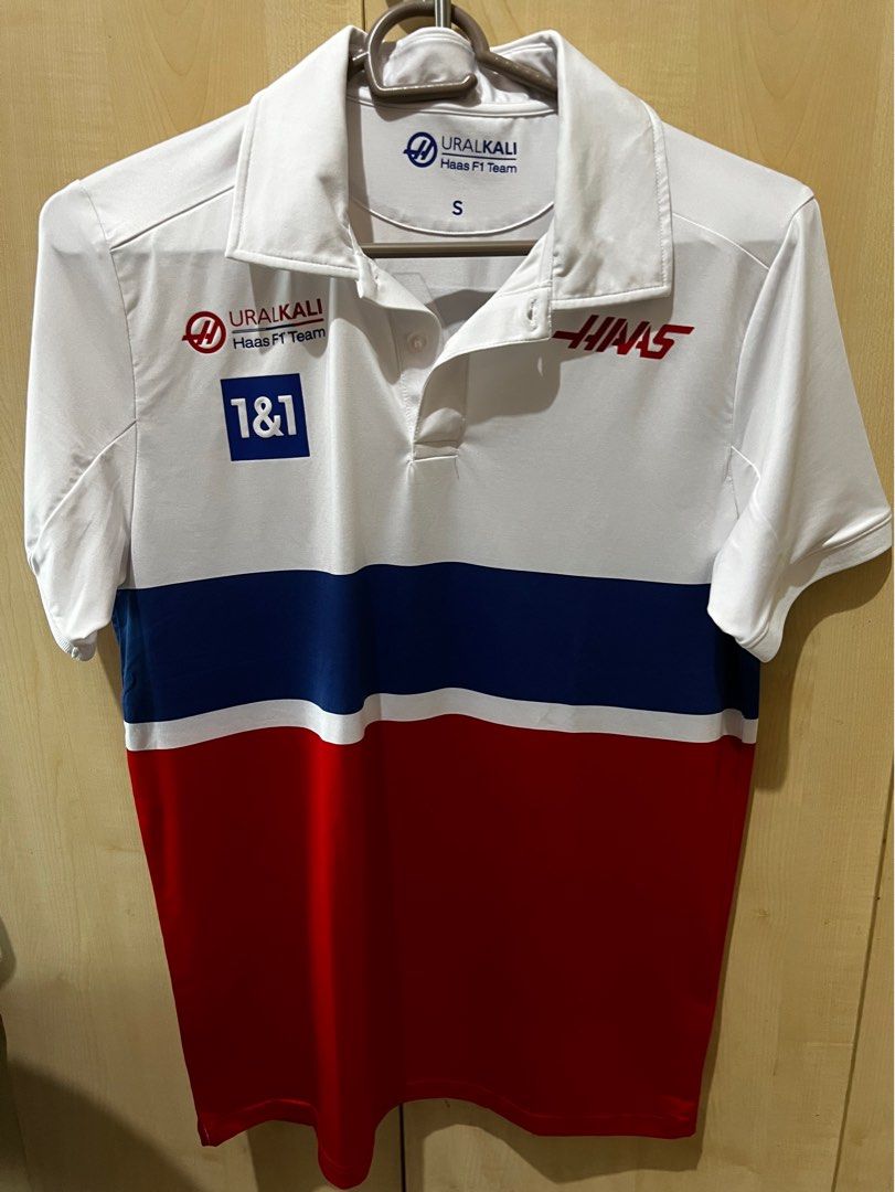 Haas f1 team polo shirt hot sale