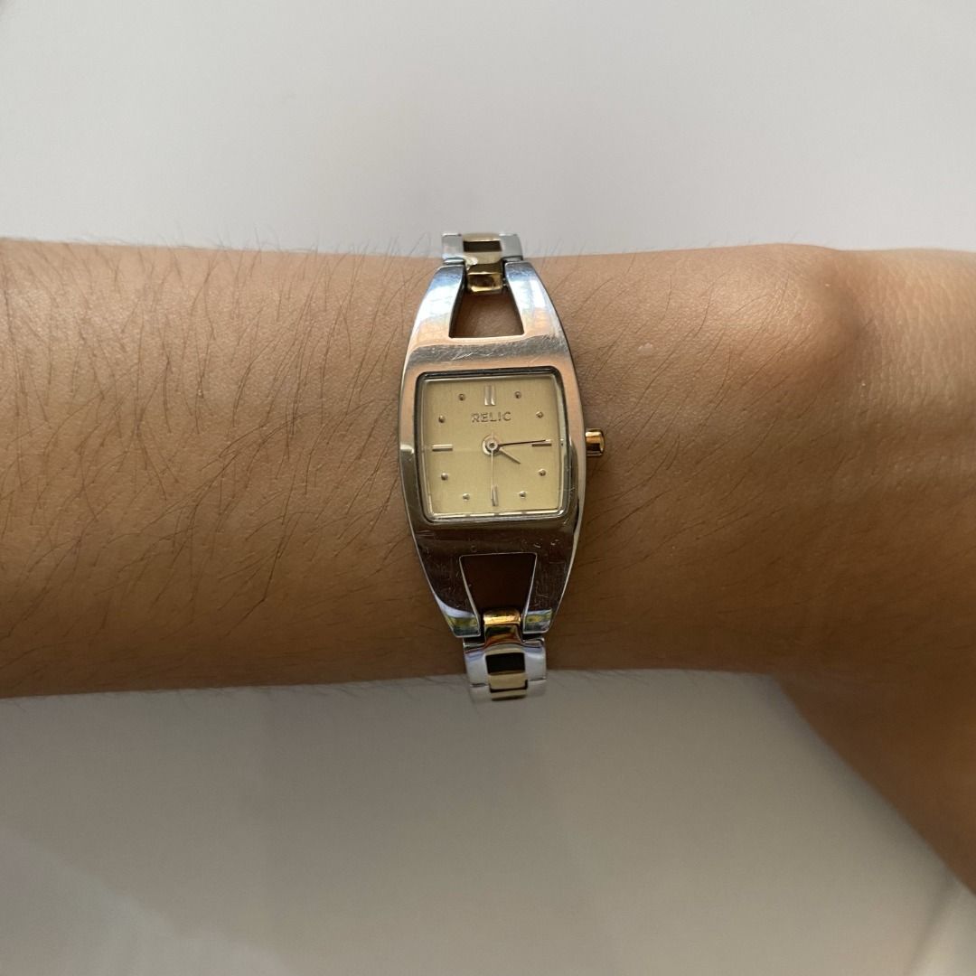 R3lic by T1mex Two-tone watch (Category: Women's Watches) located in Lubao. Submitted by un.knowingly (Listing ID 1339794660, Image 1). Description: RFS: decluttering FLAWS: none **check photos for more info .