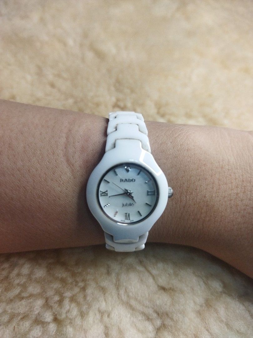 RADO JUBILE SWISS SAPPHIRE GLASS CERAMIC WATCH FOR WOMEN Women s Fashion Watches Accessories Watches on Carousell