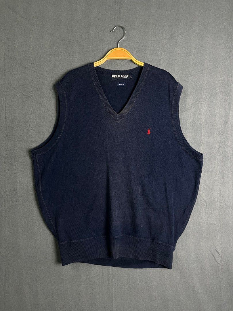 Polo golf sweater vest deals