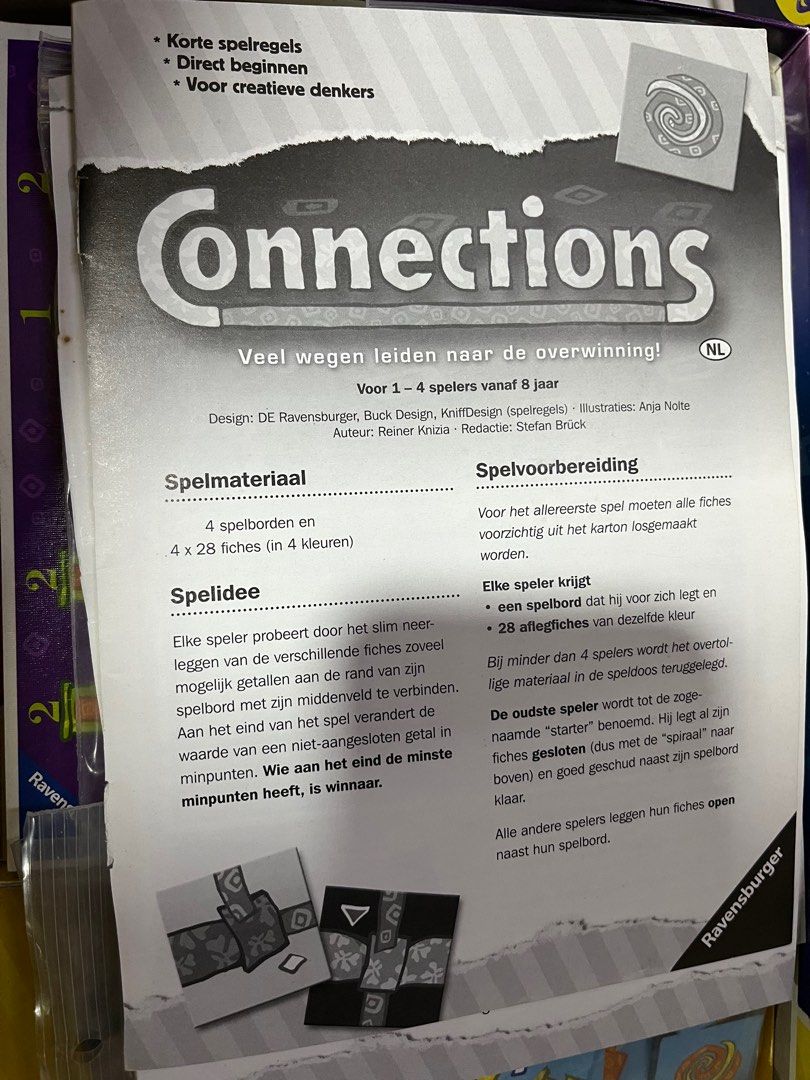 Ravensburger boardgames Race through Space and Connections (Category: Board Games & Puzzles) located in Makati City. Submitted by greenant (Listing ID 1339925601, Image 3). Description: Complete 999 for both sets.