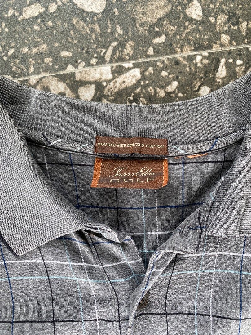 Tasso Elba Golf Polo Shirt Men s Fashion Tops Sets Tshirts Polo Shirts on Carousell