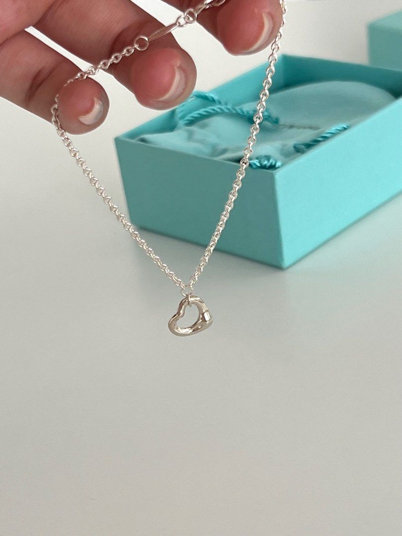 Tiffany open heart bracelet best sale