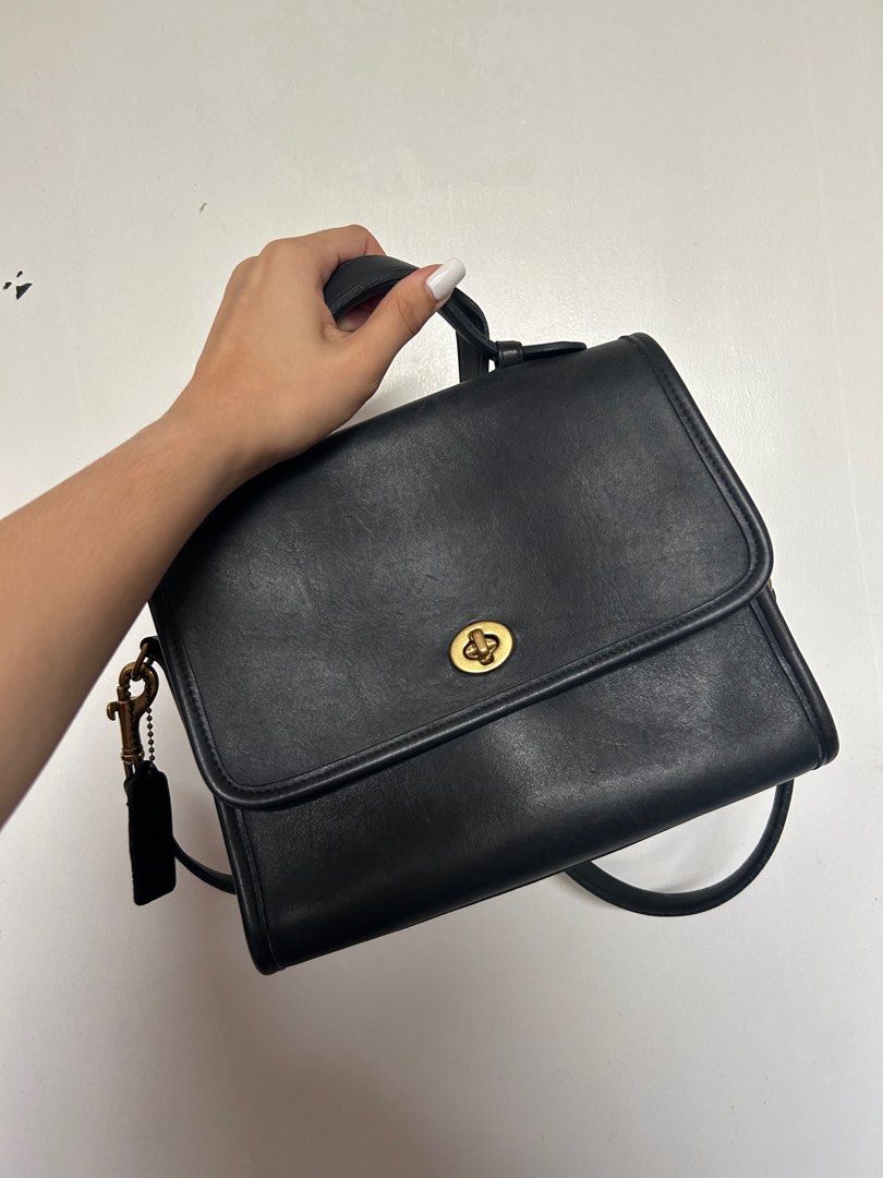 Vintage Coach Court 9870 in Blue Luxury Bags Wallets on Carousell