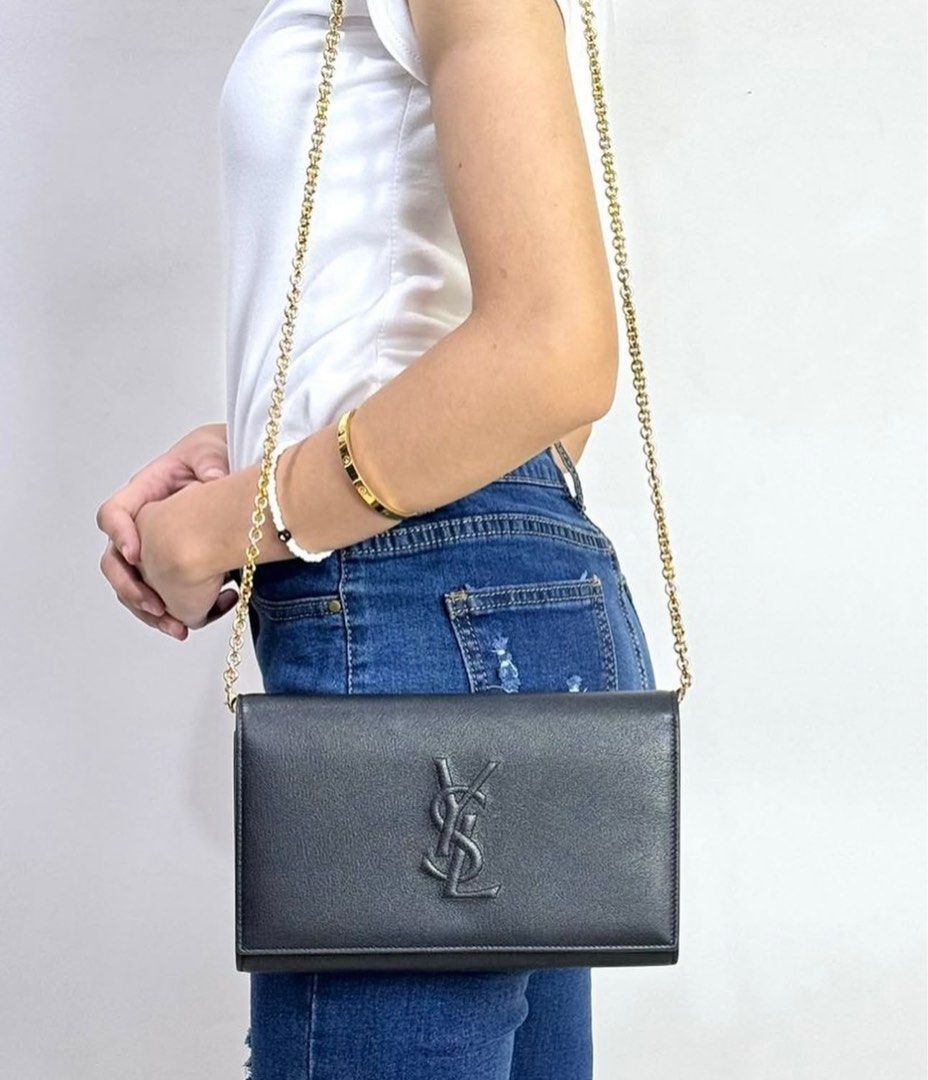 Ysl Belle De Jour (Category: Luxury Bags & Wallets) located in Manila. Submitted by luxuryprelovedbagsby_by_agnes (Listing ID 1339913382, Image 3). Description: ****Y-S-L***Belle de Jour Wallet on Chain Black Leather Bag This is a beautiful crossbody to add to any outfit. You can dress it up for a night out or dress it down with a casual day outfit. This bag is the perfect size and has all the compartments of you normal wallet as well as the spac