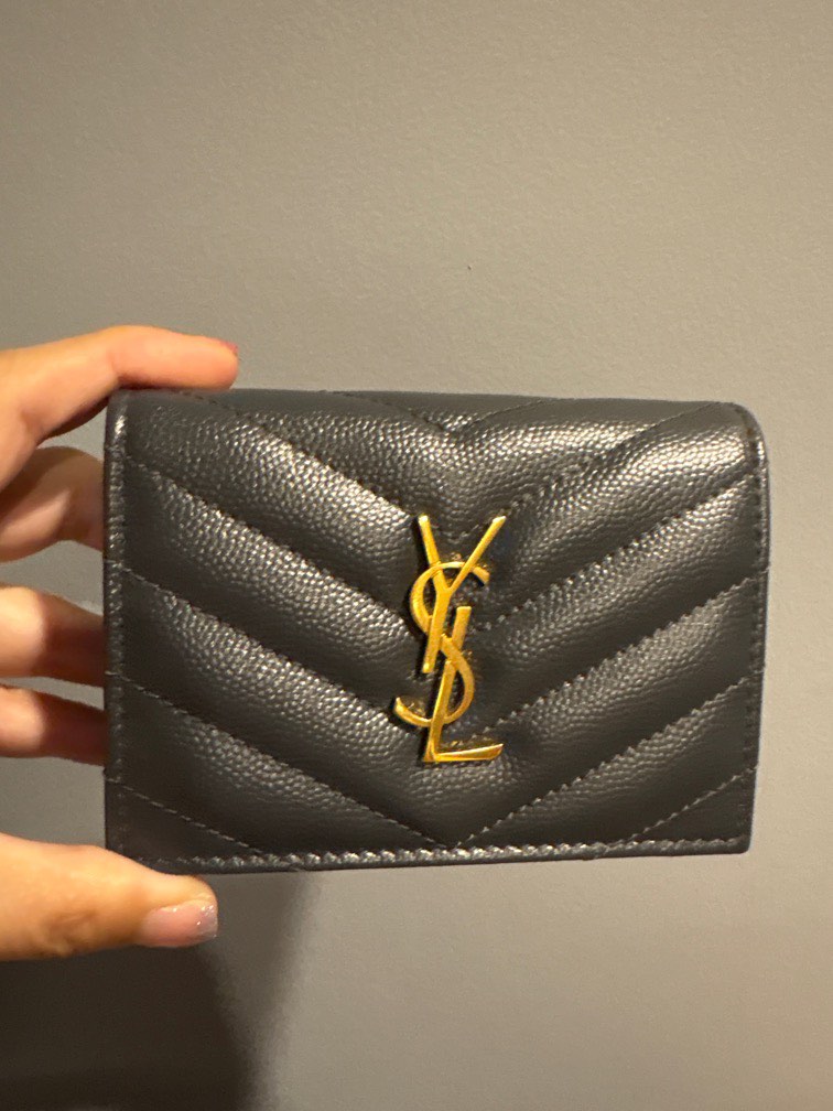 YSL Short Wallet Luxury Bags Wallets on Carousell