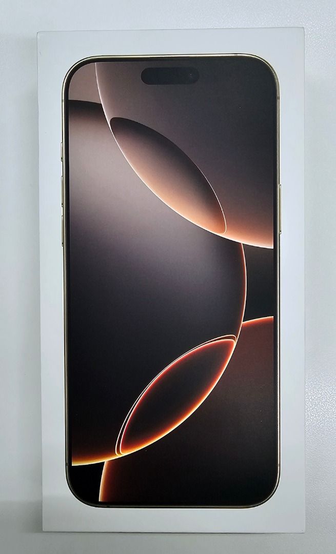 全新未開封 Apple iPhone 16 Pro Max 256GB 沙漠金色 香港行貨