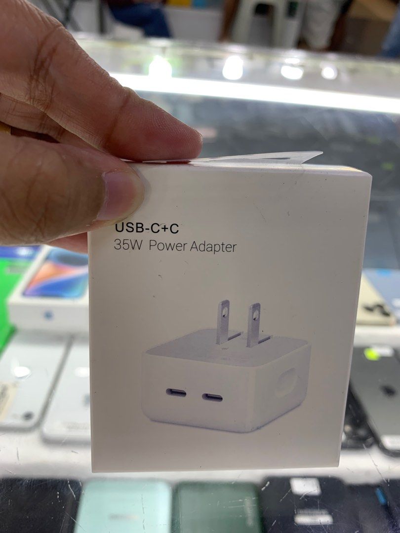Adaptor usb c 35watts (Category: Chargers & Cables) located in San Juan City. Submitted by happyday_01 (Listing ID 1340053733, Image 3). Description: .