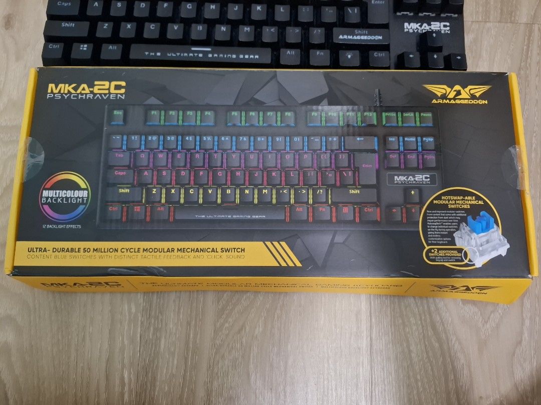 ARMAGGEDDON MKA-2C Mechanical Keyboard, Computers & Tech, Parts ...