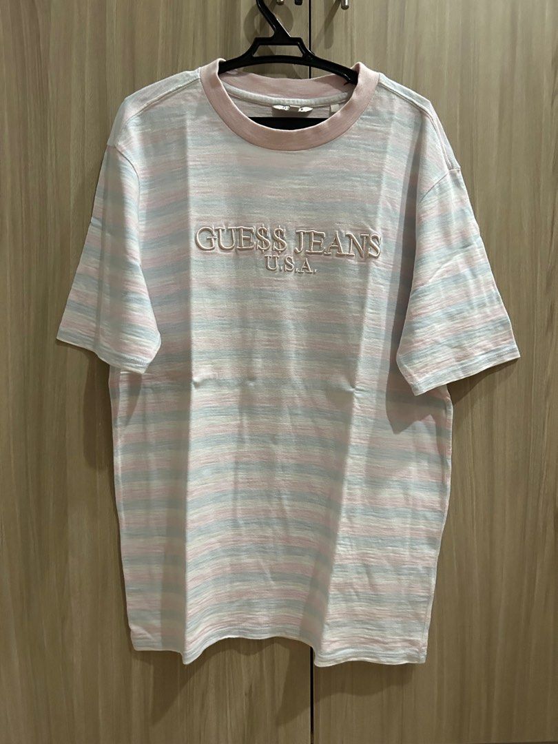 ASAP ROCKY x GUESS shirt Men s Fashion Tops Sets Tshirts Polo Shirts on Carousell
