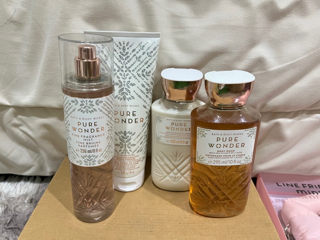Pure Wonder Set Bath & Body Works - Pure Wonder full set, Beauty & Personal Care, Bath ...