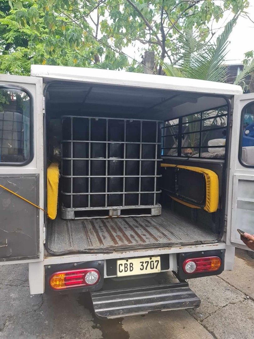 Black ibc (Category: Construction & Building Materials) located in Manila. Submitted by ajtngco (Listing ID 1340087514, Image 2). Description: 1000 liters ibc tank ready to use can be use to constuction materials ,business ,water container etc. pickup or deliver cod located at antipolo rizal call me for inquiries 09369591951.