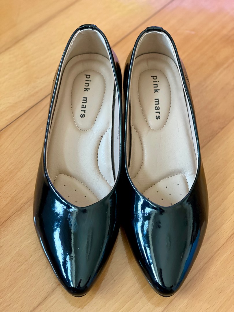 Womens black patent leather pumps cheap