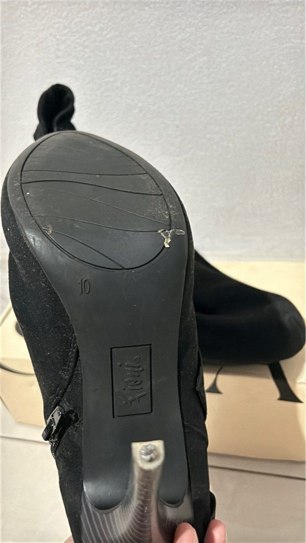 boots hitam fioni payless US 10/EU 41, Fesyen Wanita, Sepatu di