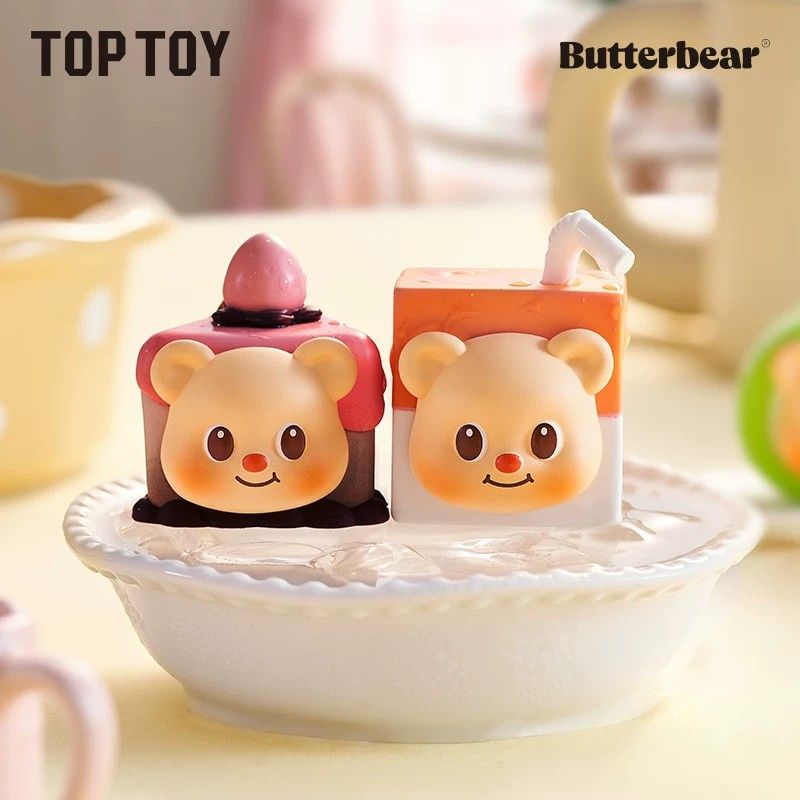 BRAND NEW! TOPTOY X BUTTERBEAR] BUTTER BEAR AFTERNOON TEA MINI