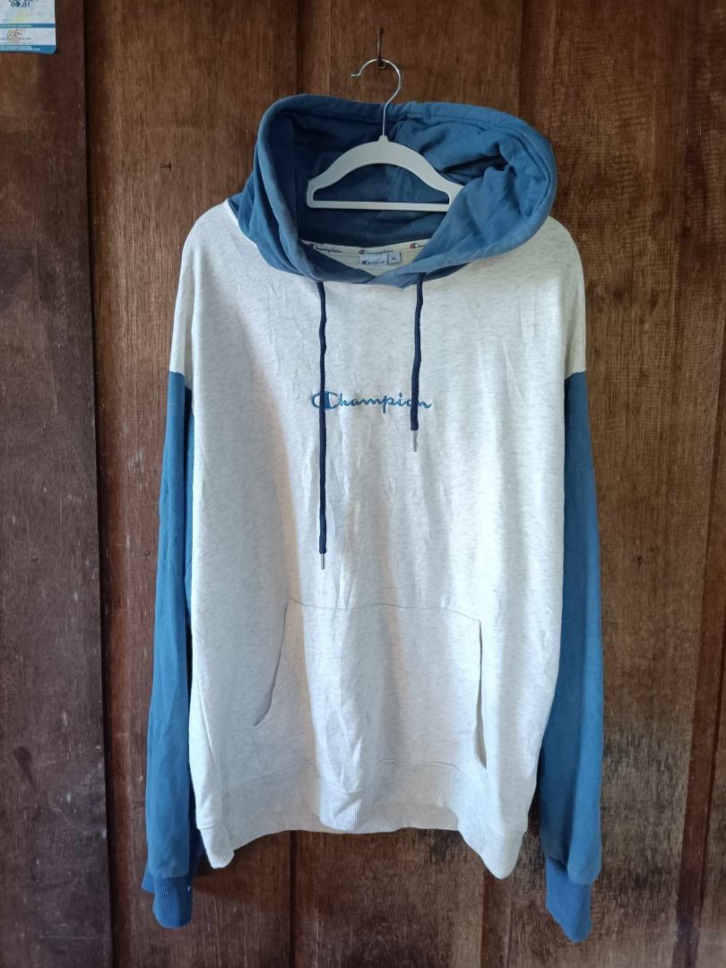 Champion Hoodie two tone Men s Fashion Tops Sets Hoodies on Carousell