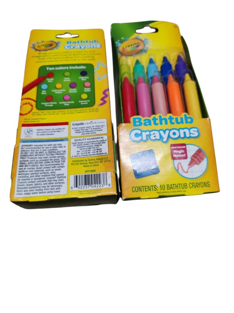 Crayola bathtub crayons (Category: Infant Playtime) located in Manila. Submitted by fermel (Listing ID 1340023724, Image 2). Description: Sf c/o buyer I have 3 pcs available.