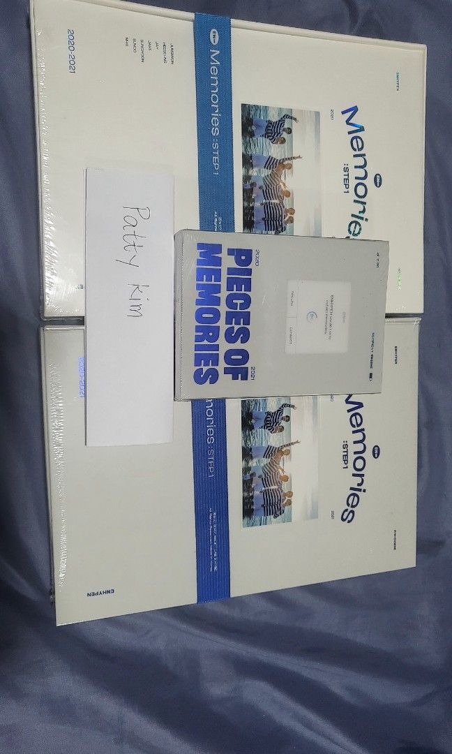ENHYPEN MEMORIES : STEP 1 SEALED (Category: CDs & DVDs) located in Manila. Submitted by pattysells08 (Listing ID 1340055332, Image 2). Description: Paubos Sale! ENHYPEN MEMORIES: STEP 1 SEALED Sale Price: POM: 600php DVD: 1300php Digi Code: 1500php Bundle set: 3200php ✅️ Sealed, Official, Onhand *many stocks Rfs: shop closing. Mop: bpi/bdo/gcash/paypal Mod: lbc/lalamove/pick up(bulacan area).