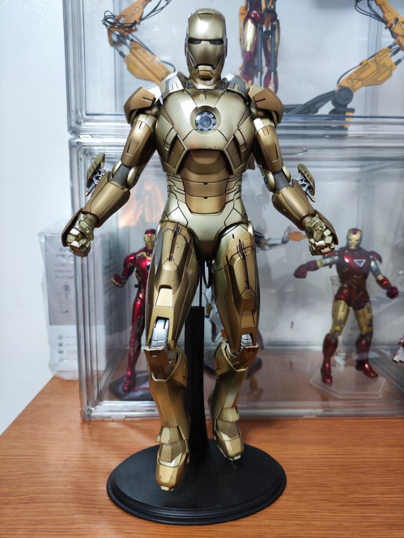 Hot Toys Ironman Midas Mark 21 (Category: Figurines & Statues) located in Paranaque City. Submitted by InsideDaBox (Listing ID 1340089004, Image 1). Description: 🔥FOR SALE/TRADE🔥 📌Ironman Mark 21 (Midas) Sideshow Exclusive Price: 6,999 only ▪️Complete alt. hands ▪️All working LED lights ▪️No flight stand but with stand base replacement Condition: Displayed condition, some paint issue on the left of its waist. (WYSIWYG) 📌Location: Malasiqui, P