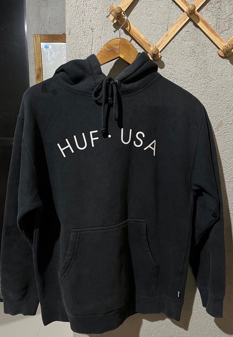 HUF USA Jacket Hoodie Men s Fashion Coats Jackets and Outerwear on Carousell