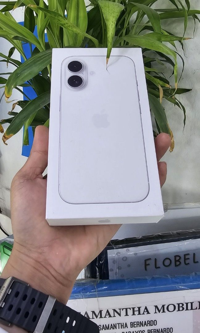Iphone 16 256gb HK Variant Dual Sim (Category: iPhone 16 Series) located in Quezon City. Submitted by samanthaga21954 (Listing ID 1339988118, Image 2). Description: Iphone 16 256gb HK Variant Dual Sim Brandnew Sealed with Warranty Onhand Stock.