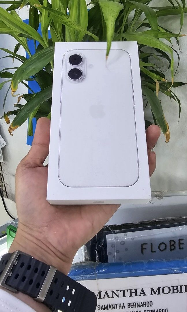 Iphone 16 256gb HK Variant Dual Sim (Category: iPhone 16 Series) located in Quezon City. Submitted by samanthaga21954 (Listing ID 1339988118, Image 1). Description: Iphone 16 256gb HK Variant Dual Sim Brandnew Sealed with Warranty Onhand Stock.
