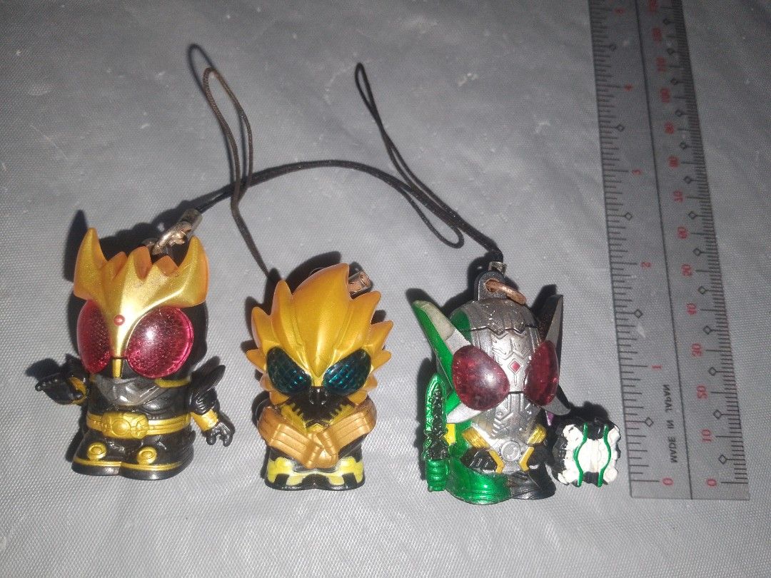 Kamen Rider Kuuga OOO Double Chibi Figure Straps (Category: Figurines & Statues) located in Naic. Submitted by morosetoys (Listing ID 1340054612, Image 1). Description: 50 each. 1 day reservation only. GCash payment Flash Express or Lalamove delivery. No LBC COP or COD. No Meet Up. No trade. Check my Facebook page Morose Toys for other items. Please send me a message for other questions..