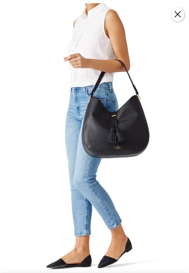 Kate Spade James Street Mason Bag (Category: Shoulder Bags) located in Quezon City. Submitted by shainati (Listing ID 1340066253, Image 2). Description: Used twice only. Super ganda ng leather at sa personal. Luxe feel. It will look better pag nagkalaman yung bag. RFS: too many bags, hindi nagagamit..