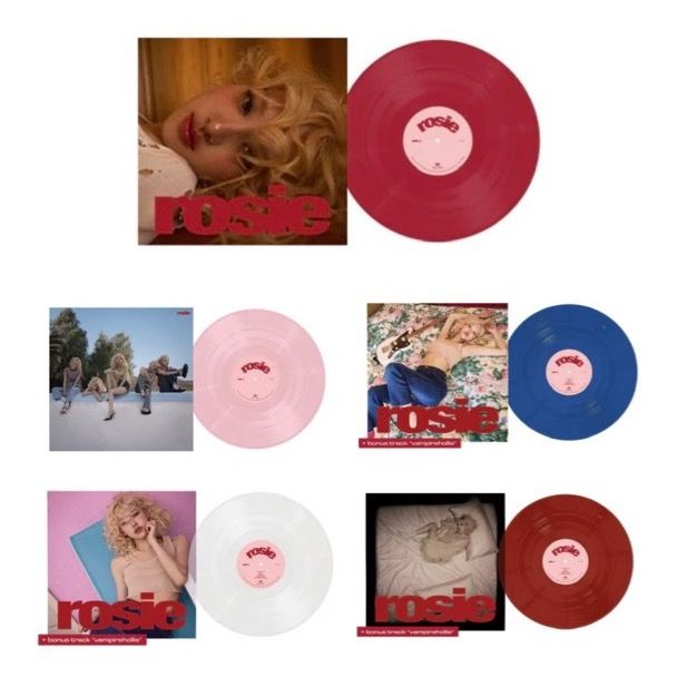 LP] ROSÉ - rosie (Apple Red/Baby Pink/Clear/Trans Red/Blue) Vinyl