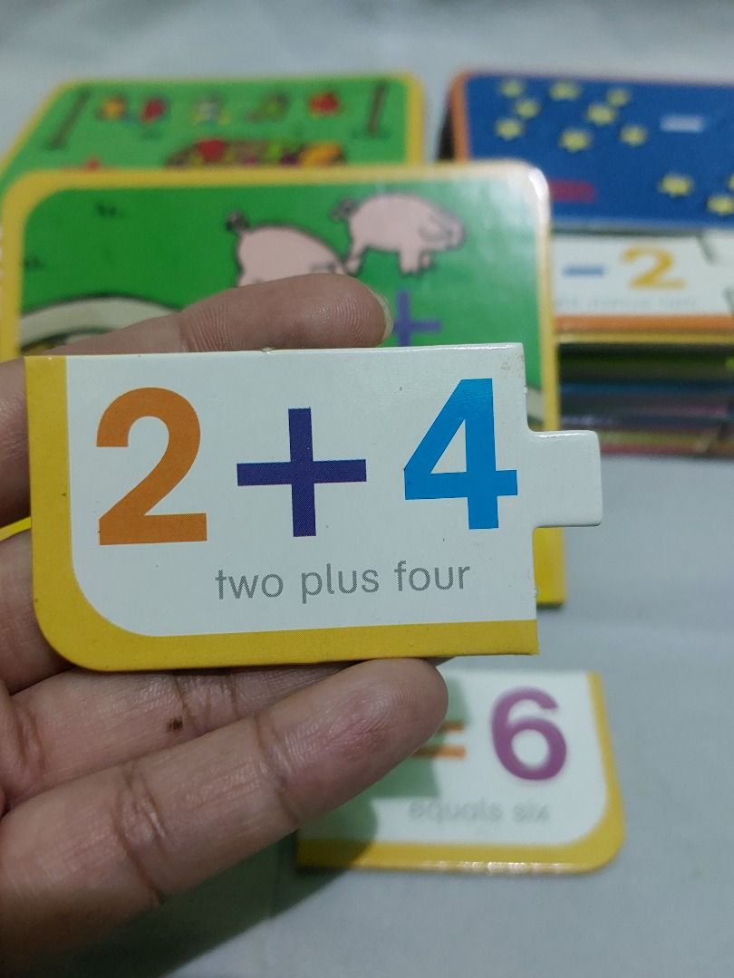 Match and Learn Number Fun Addition and Subtraction Puzzles Number (Category: Educational & Learning Toys) located in Paranaque City. Submitted by ca.firstonlinebiz (Listing ID 1340089632, Image 3). Description: Preloved Match and Learn Number Fun Addition and Subtraction Puzzles Number *missing 1 pc as seen on last photo Loc. Greenheights Parañaque Open for shipping lalamove jnt or flash Gcash, Maya, BPI payment.