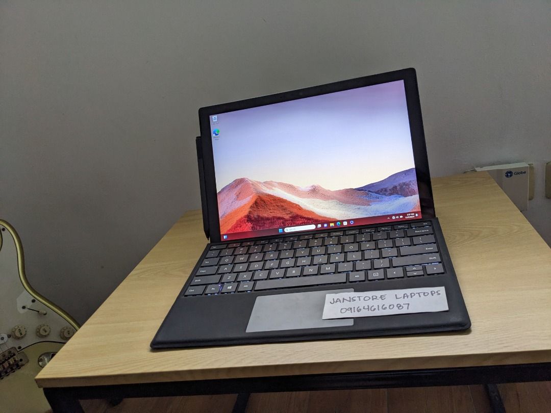 Microsoft Surface Pro 7 Core i7 1065G7 16GB 256SSD (Category: Laptops & Notebooks) located in Quezon City. Submitted by janstore-computer-trading (Listing ID 1339952069, Image 1). Description: Model : Microsoft Surface Pro 7 (Core i7 , 16GB Ram , Complete with Keyboard and Pen) Condition : Slightly Used , Very Smooth Price : 25,999 Specs: Processor : Intel Core i7 1065G7 Quad core ( 1.3 - 3.9 Ghz ) Ram : 16 GB LPDDR4x Storage : 256 GB SSD PCIE Gr