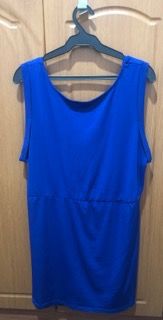 Navy blue sleeveless dress (Category: Dresses) located in Quezon City. Submitted by _mt_1234 (Listing ID 1339969510, Image 1). Description: Navy blue Sleeveless dress Size: XL to 2XL.