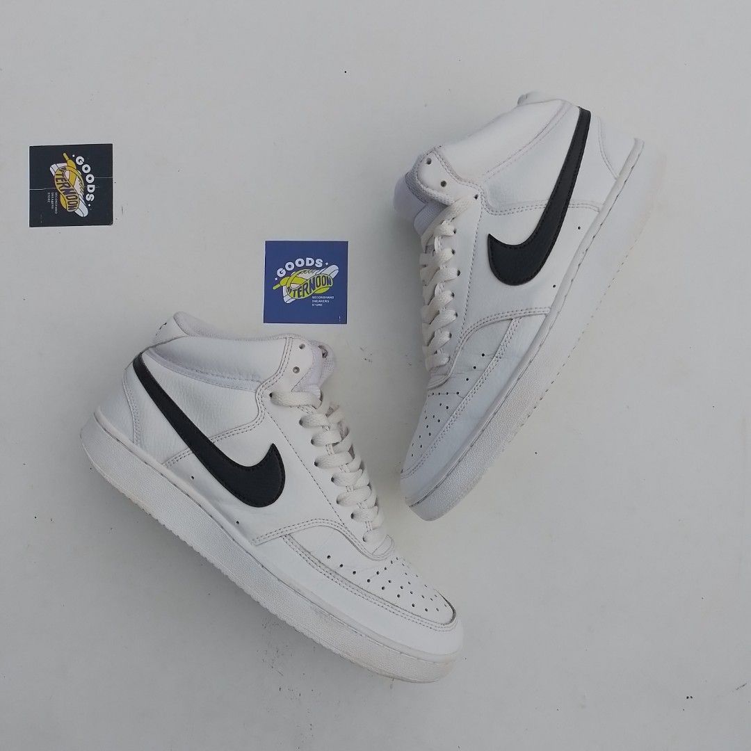 Nike Court Vision Mid White Black Original