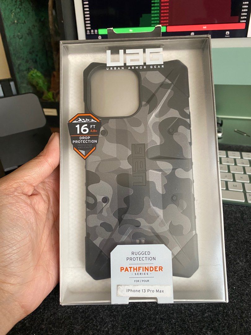 Original UAG Pathfinder Case for iPhone 13 Pro Max (Category: Cases & Sleeves) located in Manila. Submitted by razelysonn (Listing ID 1339959897, Image 1). Description: brand new and FIXED Price these are phased out items already, rare to look for one one piece left.