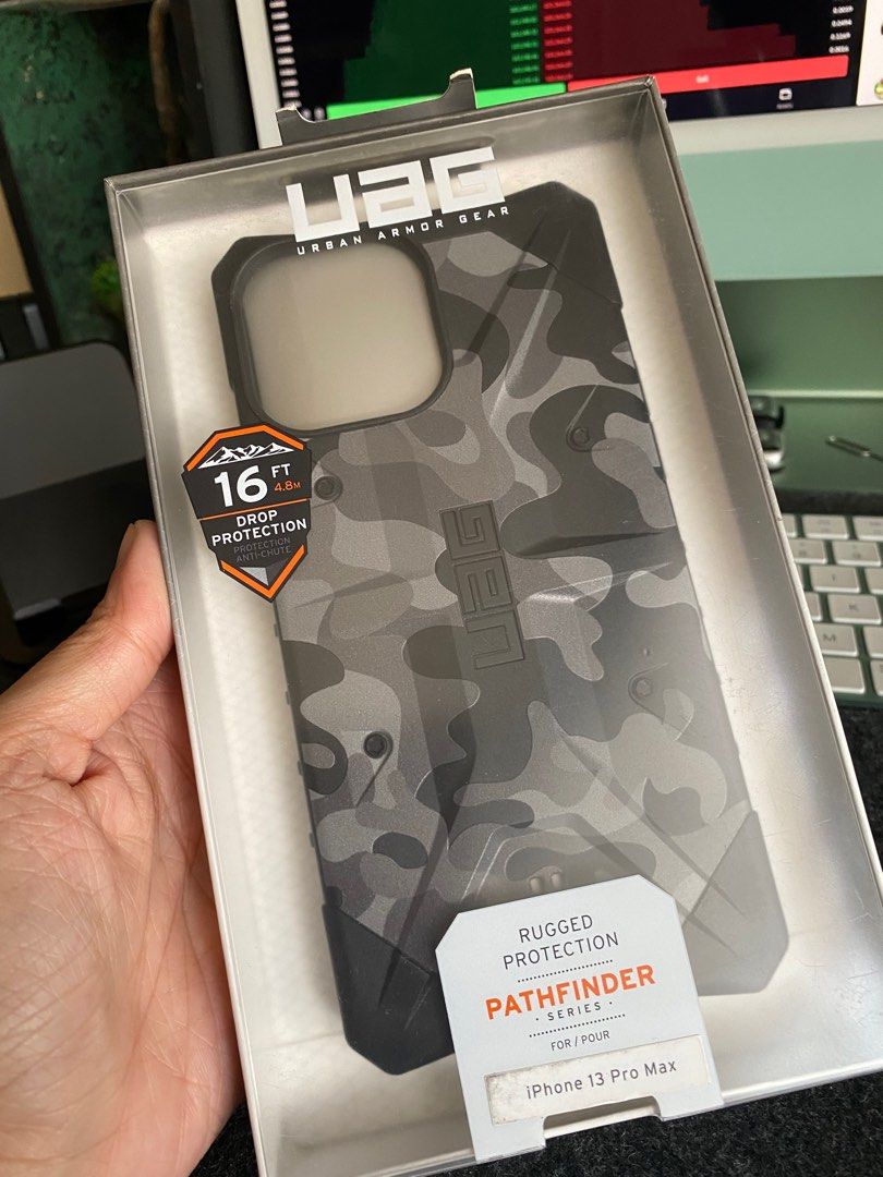 Original UAG Pathfinder Case for iPhone 13 Pro Max (Category: Cases & Sleeves) located in Manila. Submitted by razelysonn (Listing ID 1339959897, Image 2). Description: brand new and FIXED Price these are phased out items already, rare to look for one one piece left.